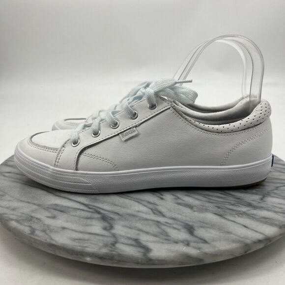 Keds Center II Sneakers Womens 9 White Leather Canvas Lace Up Low Top WH64720 - Picture 4 of 11